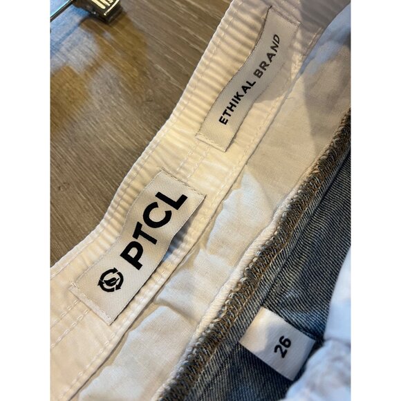 NEW PTCL Rinata Double Waist Band Non Stretch Jeans SIZE 26 - Picture 9 of 12